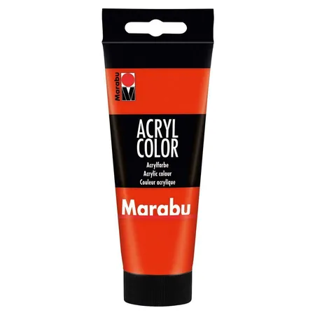 Marabu Acryl Color, Zinnoberrot 006, 100 ml