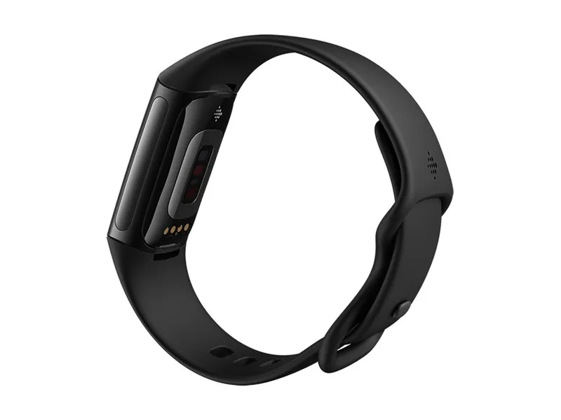 Fitbit Charge 6 - Sort aluminium - aktivitetssporer med uendelighedsbånd - silikone - obsidian - Bluetooth, NFC - 37.64 g
