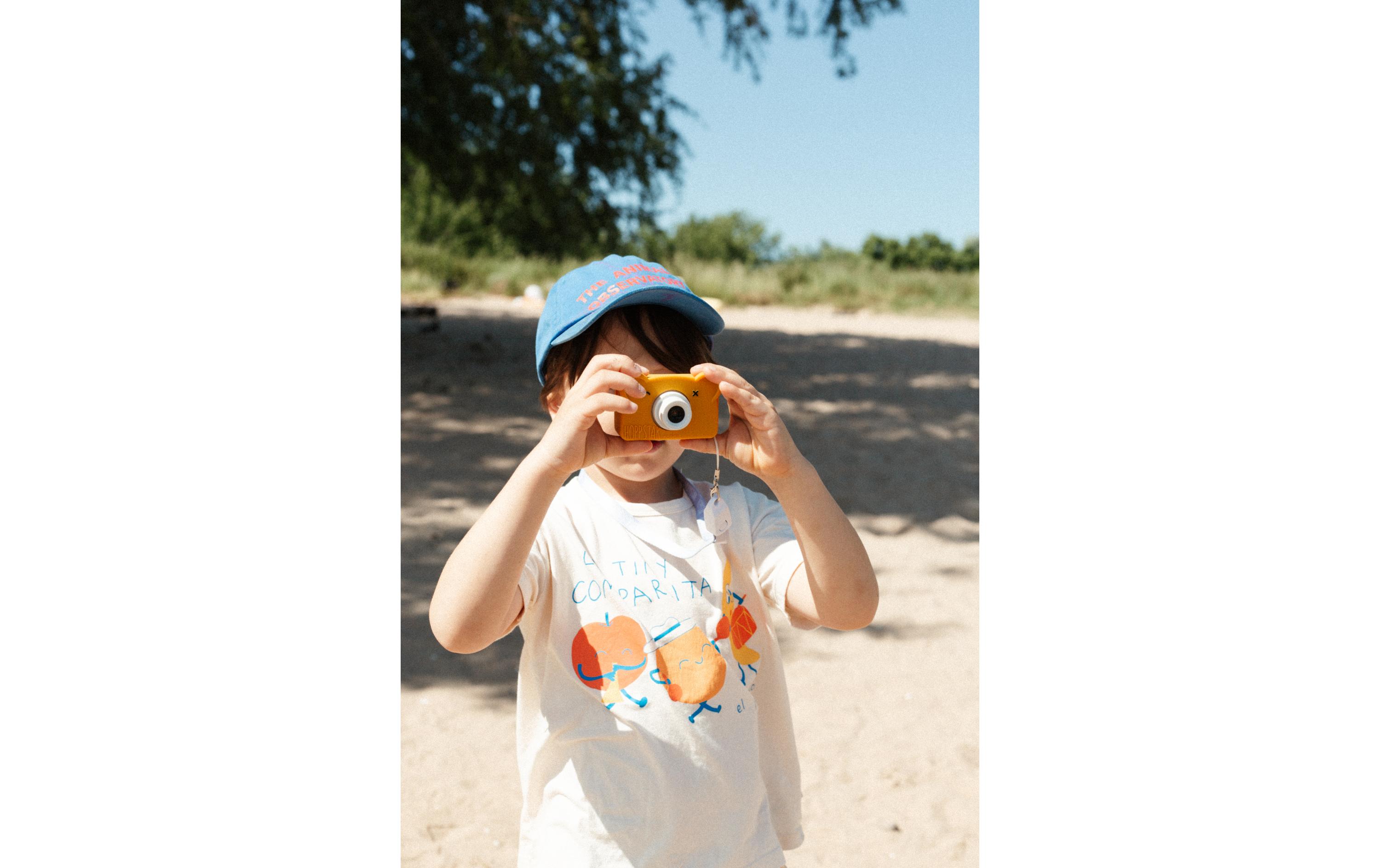 Kinderkamera Digitalkamera Hoppstar Rookie Kids honeyKamera mit beliebten Funktionen wie Fotorahmen, Fotofilter und Gesichtserkennung