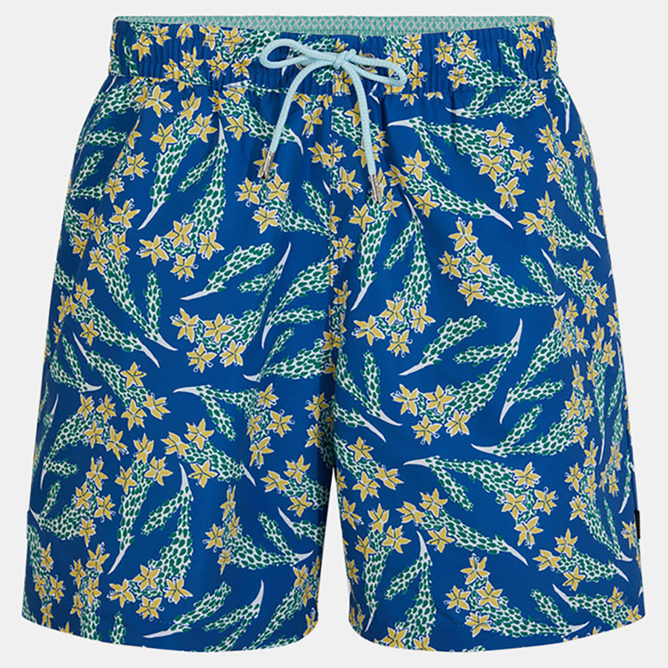 Hackett London Maillot de bain imprimé fleurs & algues bleu