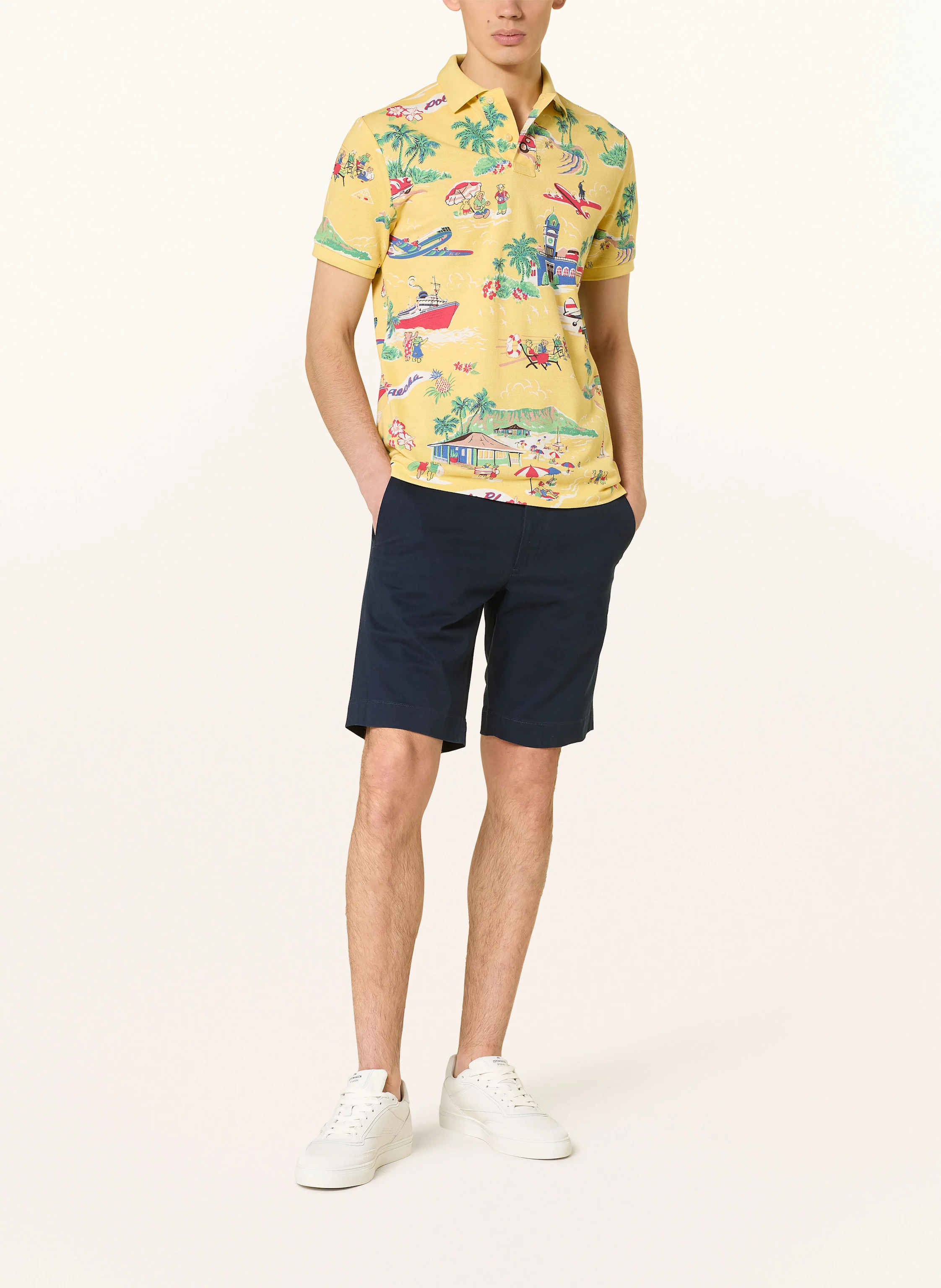POLO RALPH LAUREN Piqué-Poloshirt Custom Slim Fit