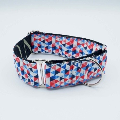 Coleira Martingale Doheny Baona em Nylon Reciclado Multicolorida para Cães