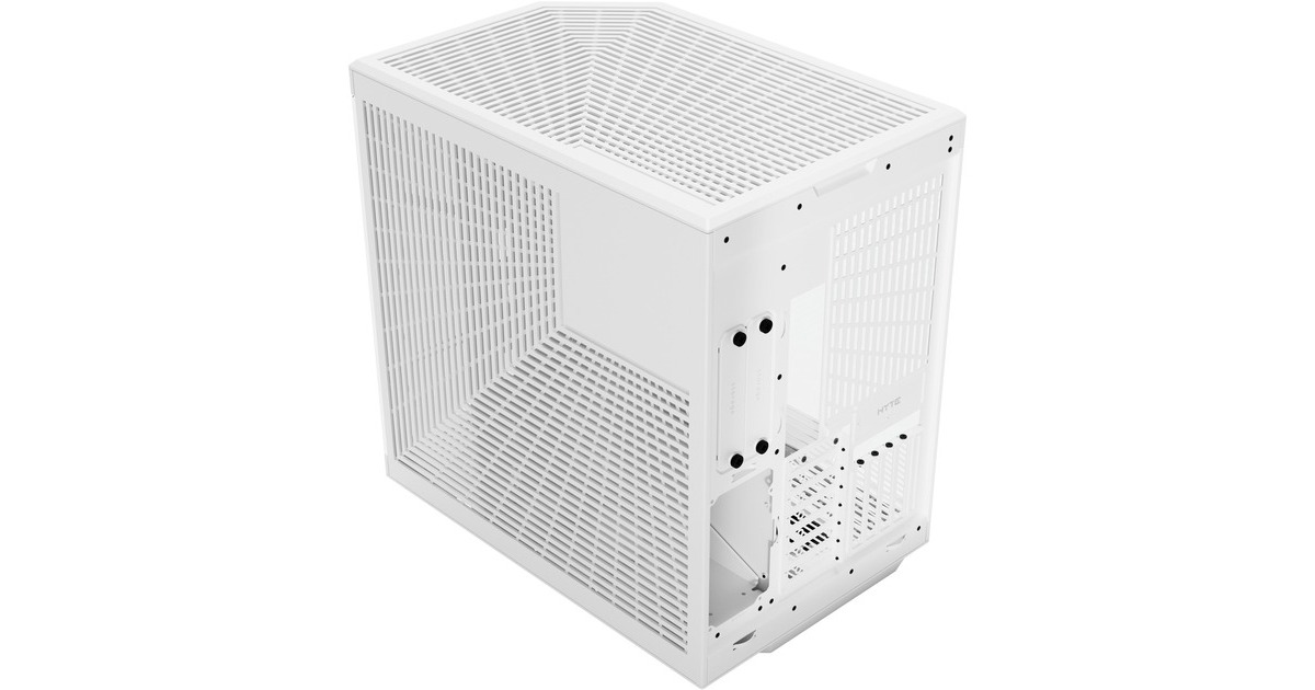 HYTEY70 midi tower behuizing  (Wit | 2x USB-A | 1x USB-C | Tempered Glass)