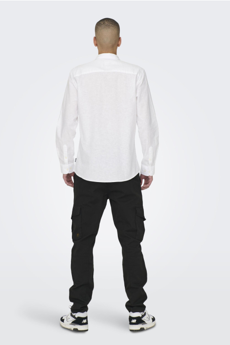 Only & Sons witte heren overhemd