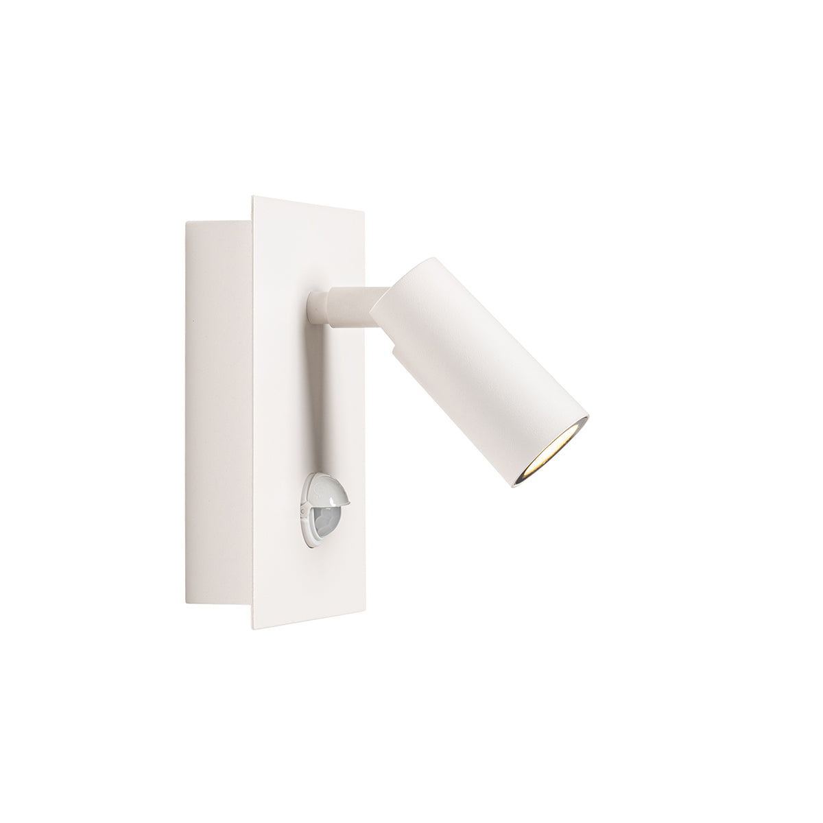 QAZQA Buiten wandlamp wit incl. LED IP54 bewegingssensor - Simon