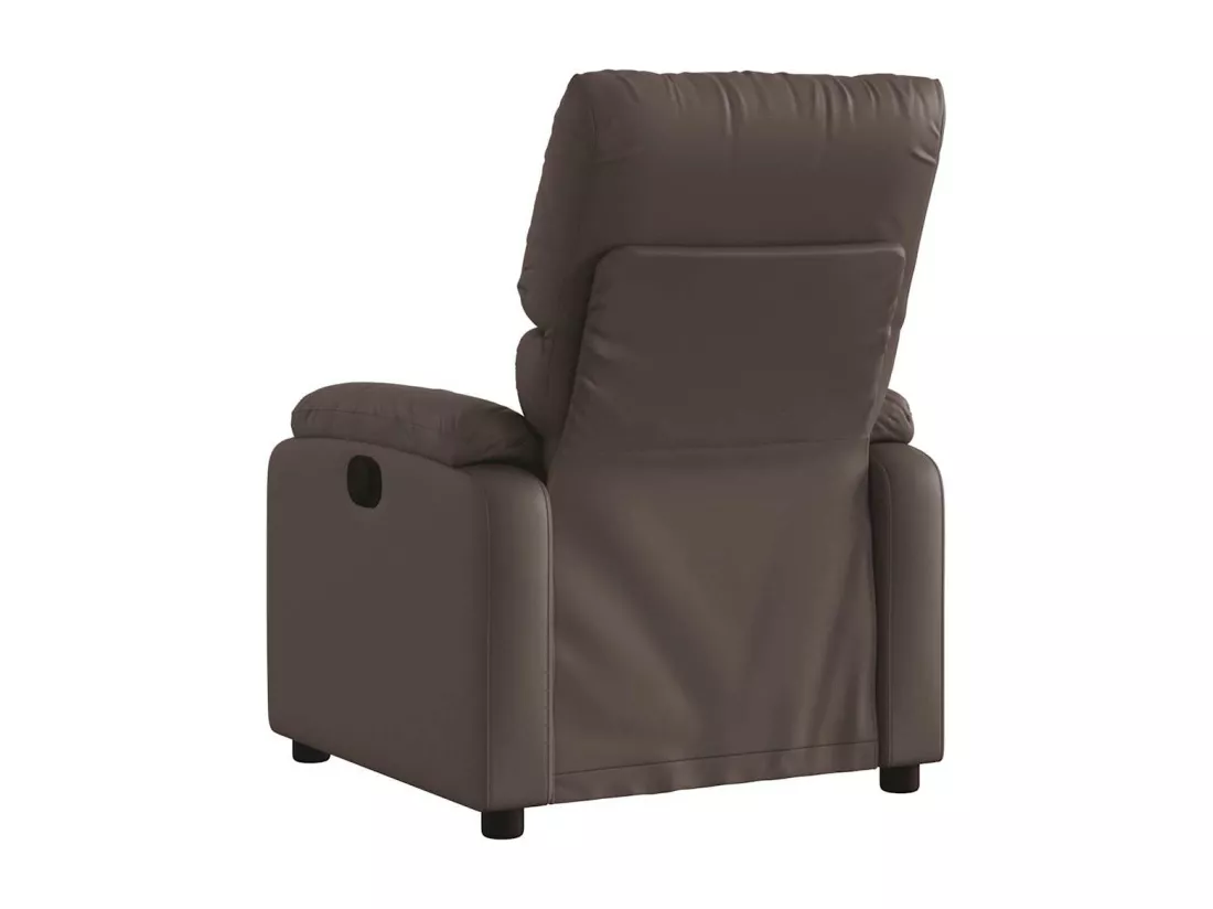 Fauteuil de massage inclinable Marron Similicuir