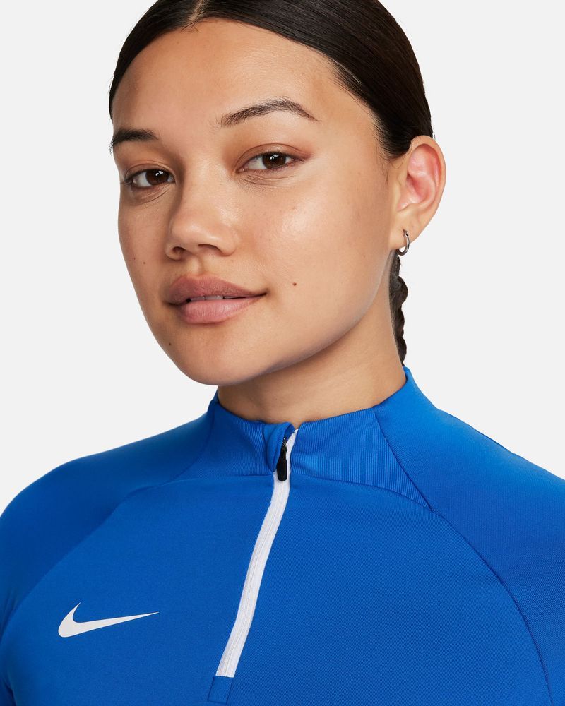 Haut d'entrainement 1/4 Zip Nike Strike 23 Bleu Royal pour femme
