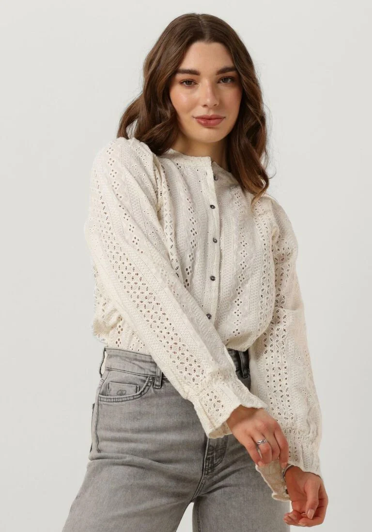 BY-BAR ecru by-bar blouse frankie embroidery blouse