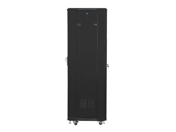 Lanberg - Rack kabinet - gulvstående - sort, RAL 9004 - 37U - 19