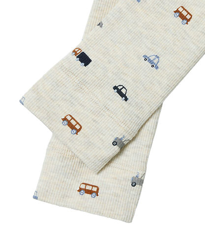 Name It Leggings - Rib - NmmDabu - Peyote Melange m. K?ret?jer
