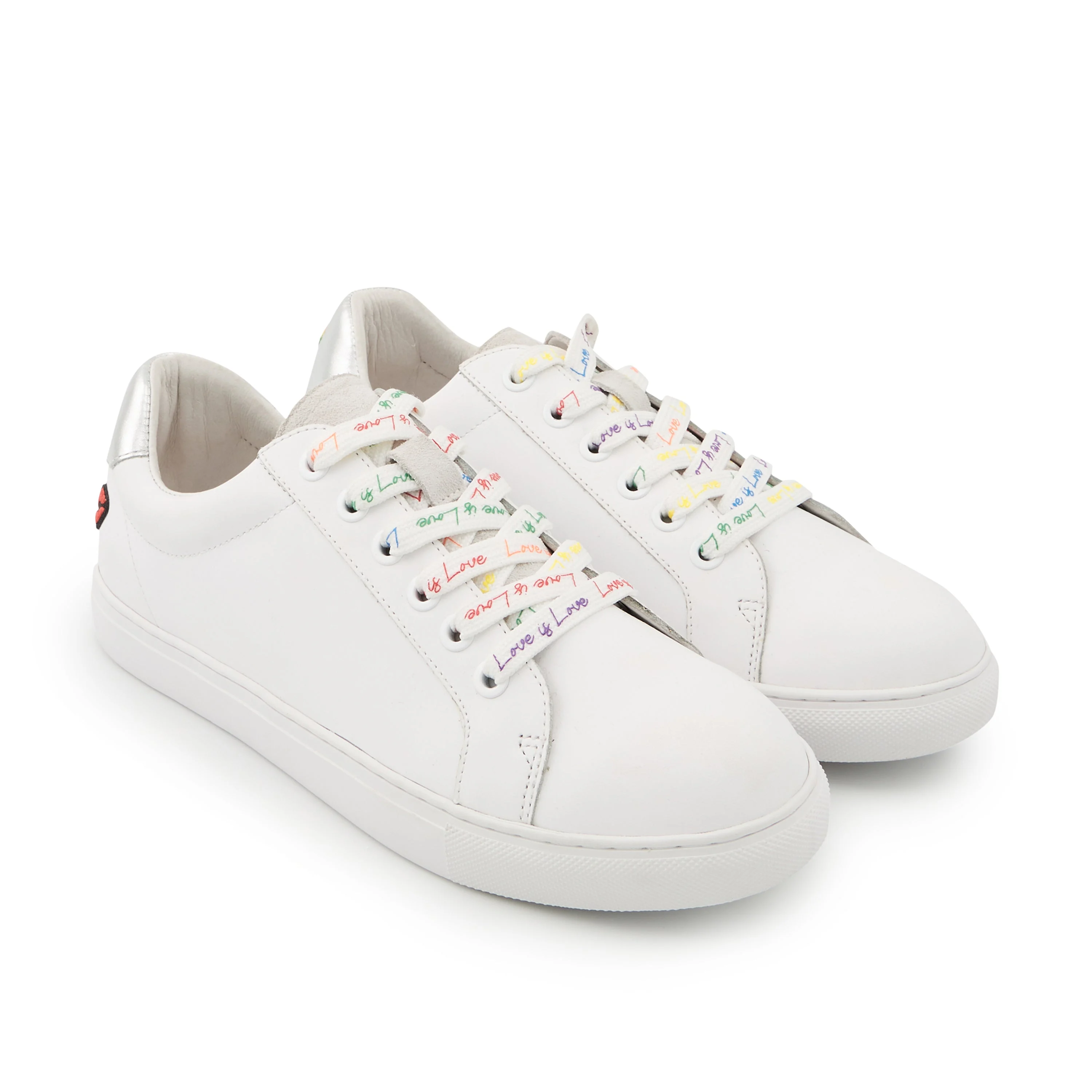 SIMONE LOVE IS LOVE - Sneakers en cuir | Blanc