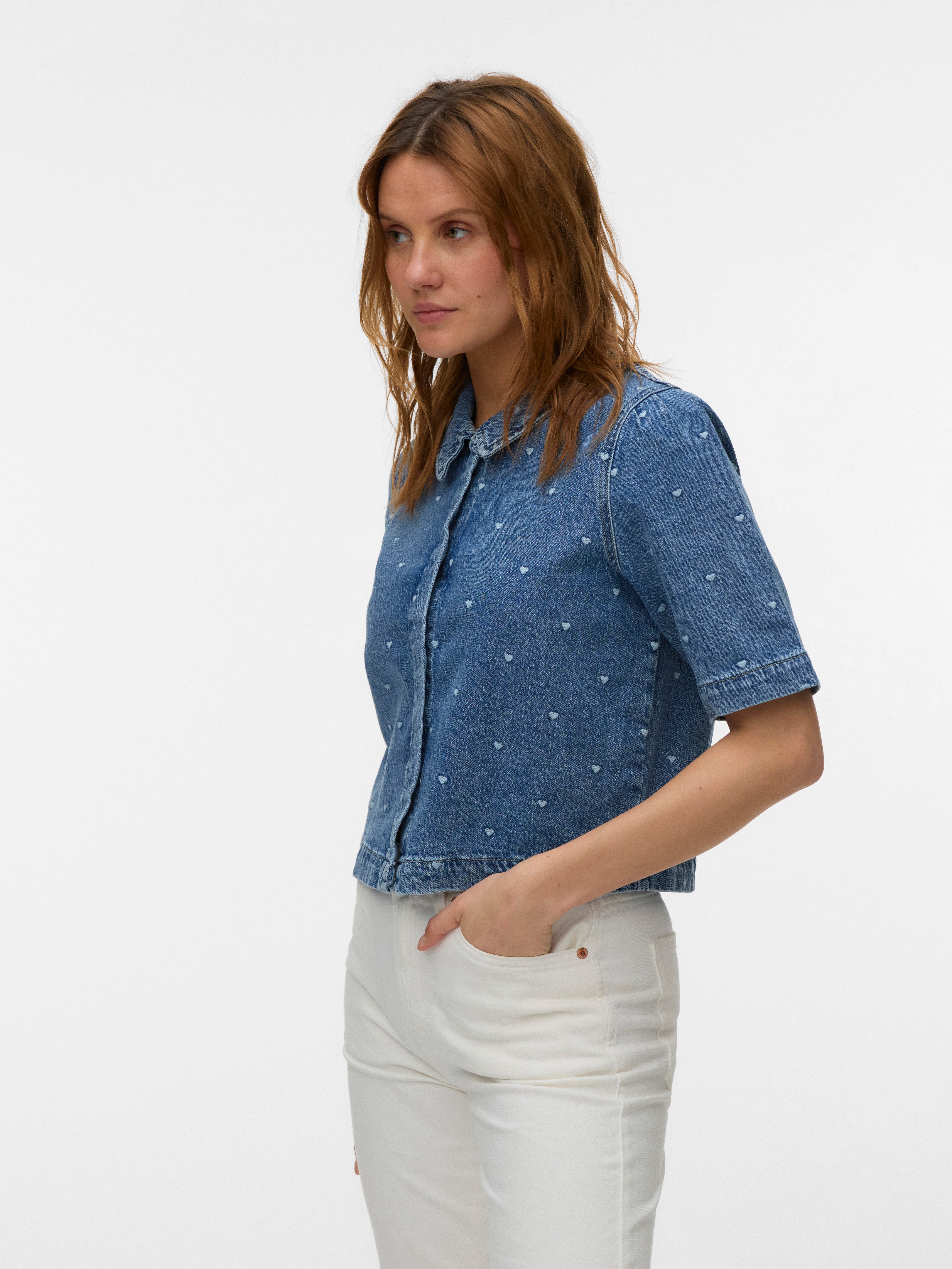 VMDIONNE Denim overhemd