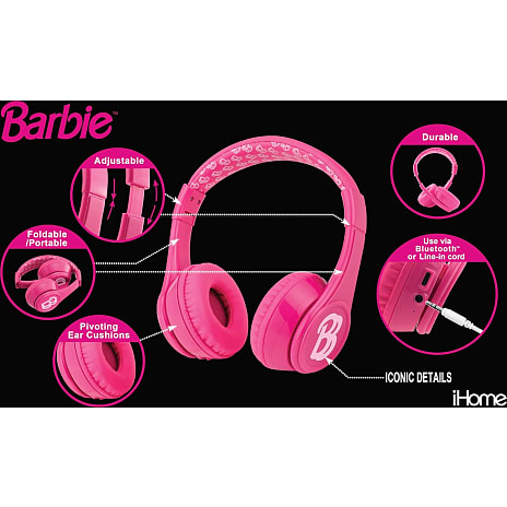 Ekids børnehøretelefoner - Barbie