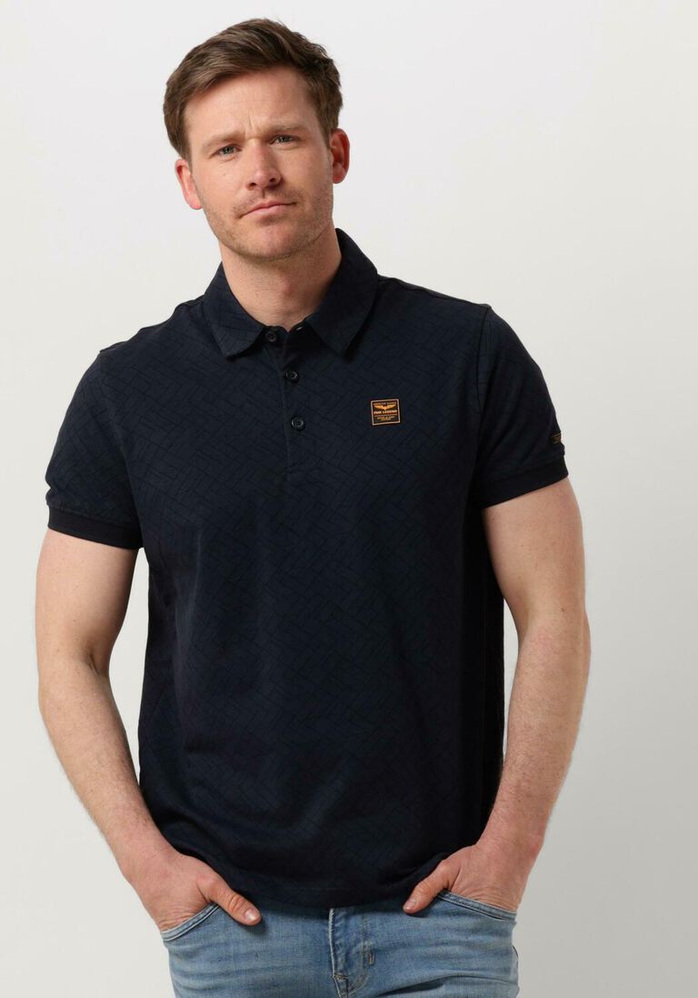 PME LEGEND blauwe pme legend polo short sleeve polo jacquard jersey