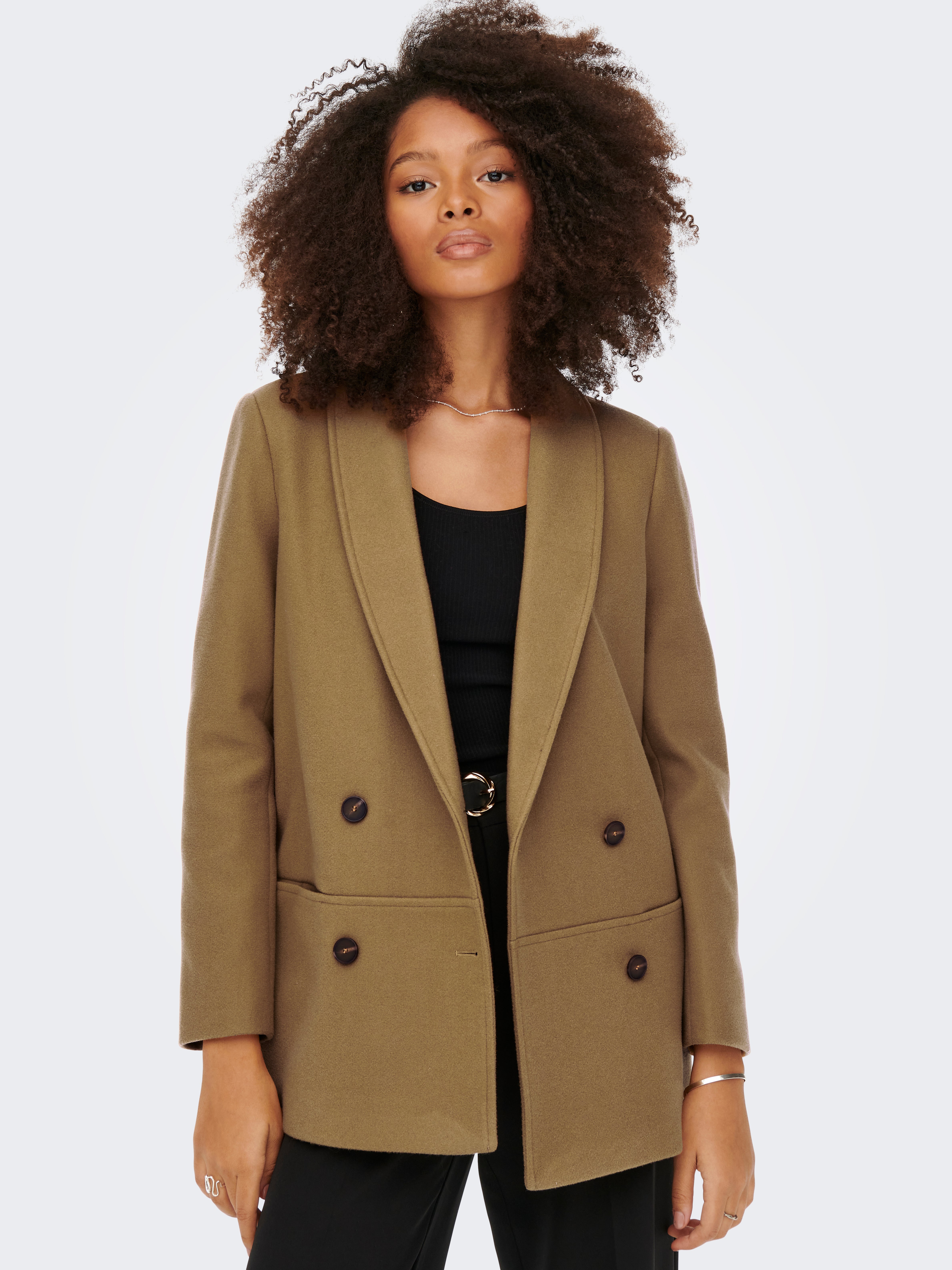 OPMTAKI Blazer Toasted Coconut
