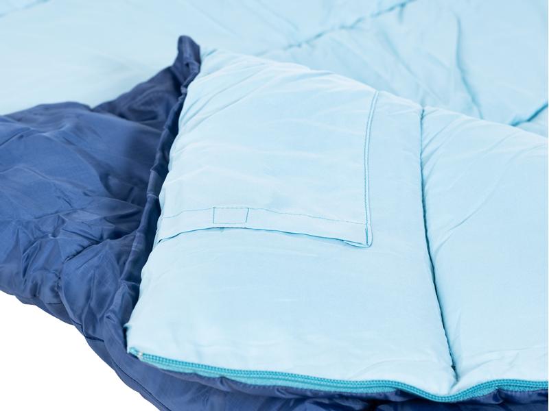 KOOR Kinderschlafsack Muuma Blau 65 x 130 cm Warmer und bequemer Mumienschlafsack für Kinder