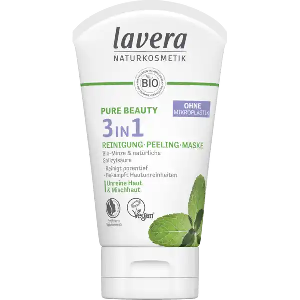 PURE BEAUTY 3in1 Reinigung - Peeling - Maske