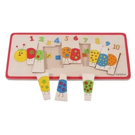 Beleduc Legepuzzle Zahlenraupe, 10 Teile