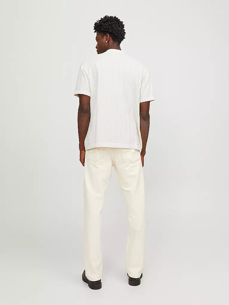 JACK & JONES Poloshirt JORVALENCIA weiss
