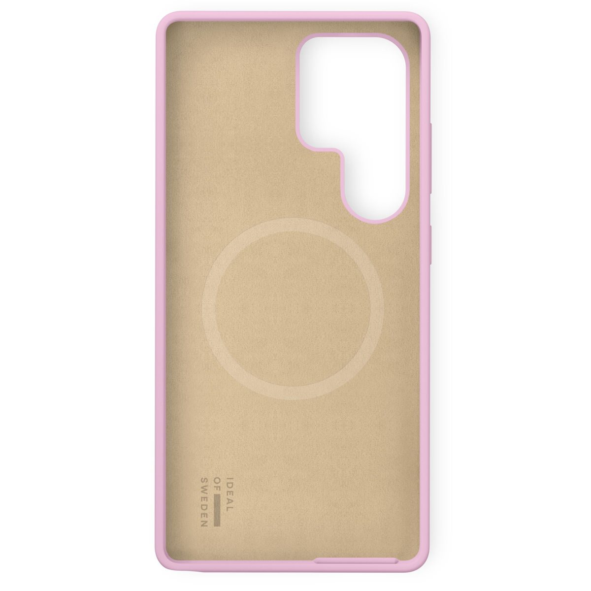 Samsung Galaxy S25 Ultra Silikon Hülle Case Designer Recycled MagSafe-Modul (IDSICMS-S25U-498) - Bubblegum Pink