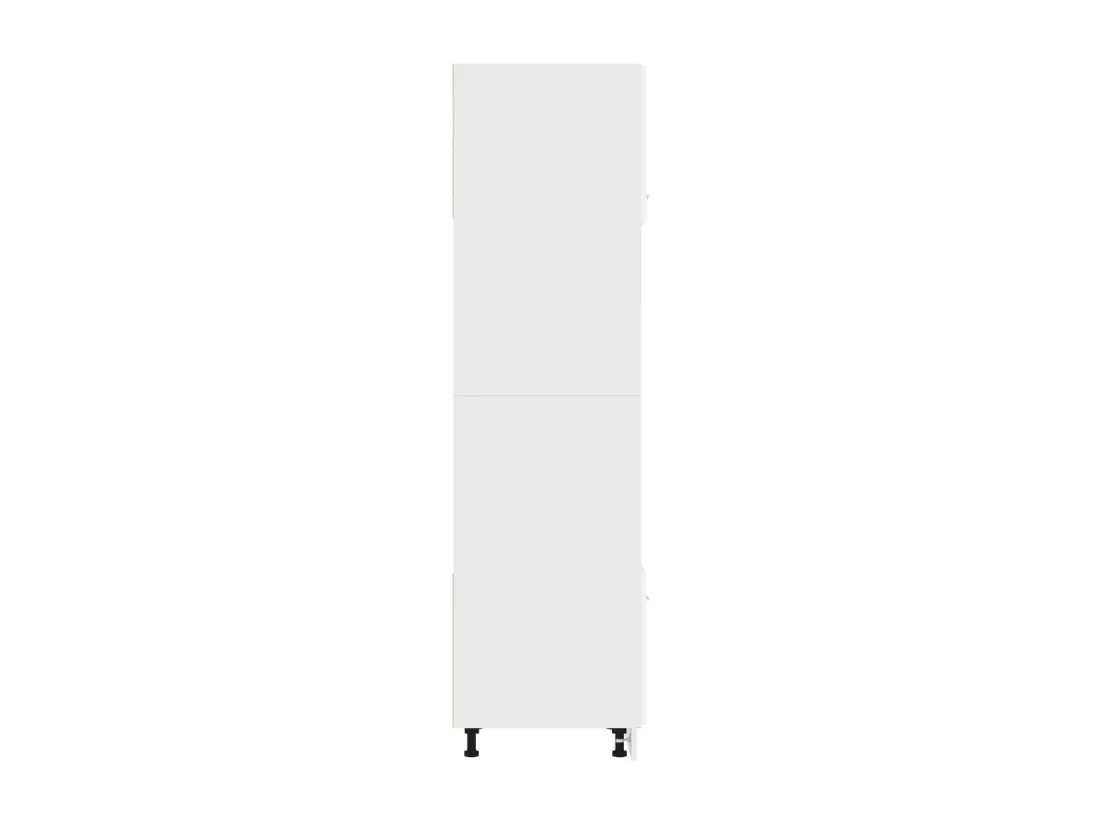 Armoire à micro-ondes Blanc 60x57x207 cm Bois d’ingénierie