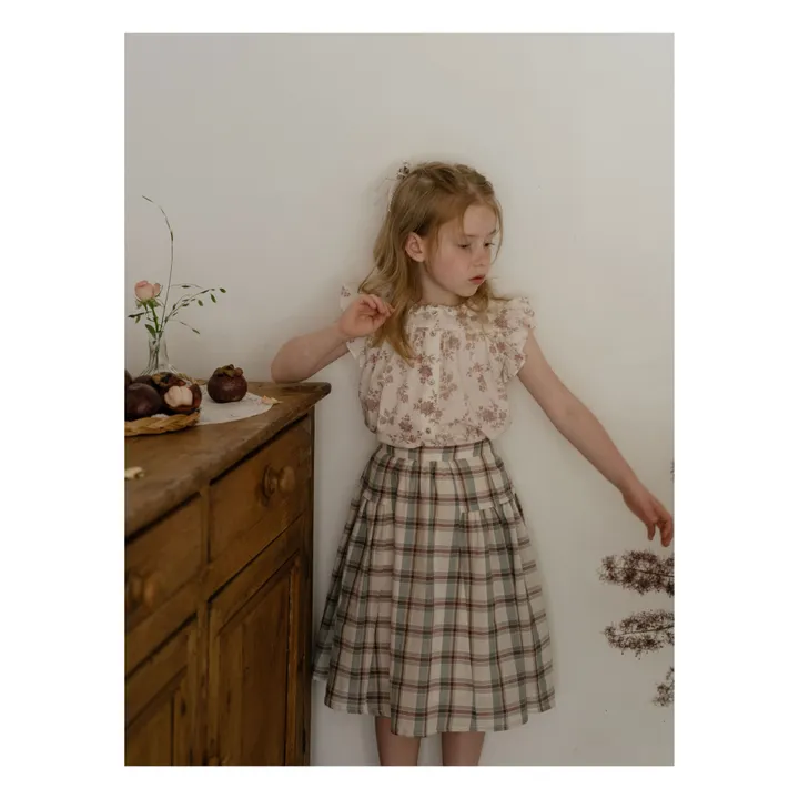 Louisiella Blouse Poenia Fleurie | Vieux Rose