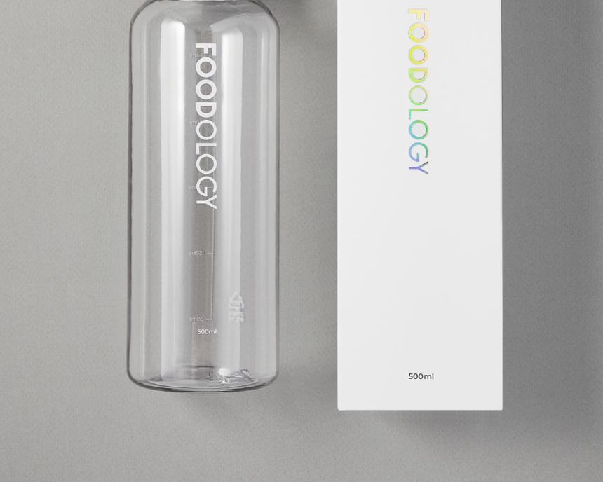 FOODOLOGY - Fles - 4 kleuren