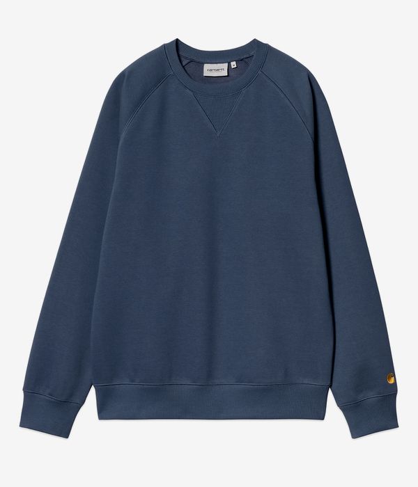 Carhartt WIP Chase Sweatshirt (dusky blue gold)