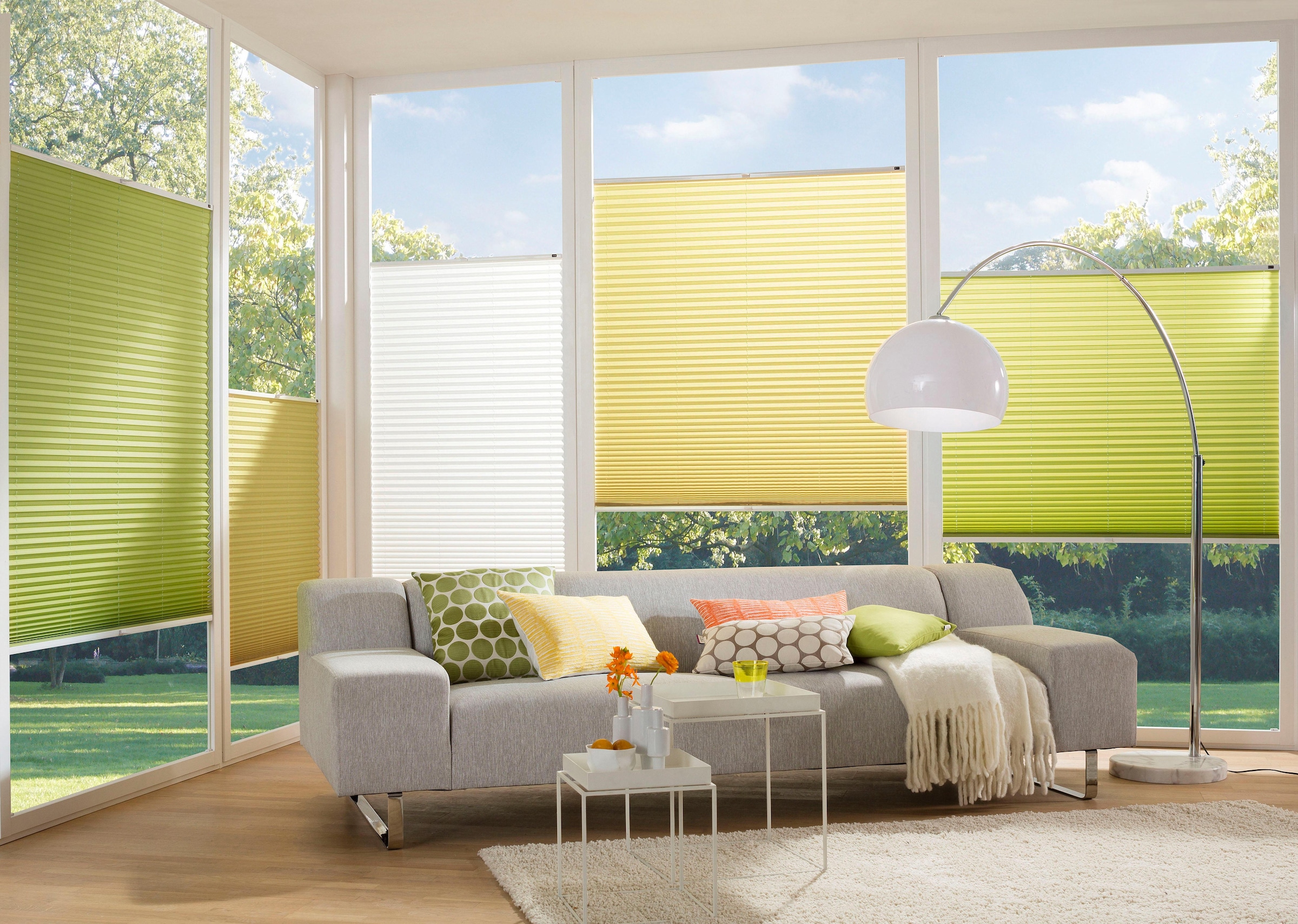 Good Life Klemmhalter für Sichtschutz im Wunschmass, einseitig verschiebbar, Made in Germany