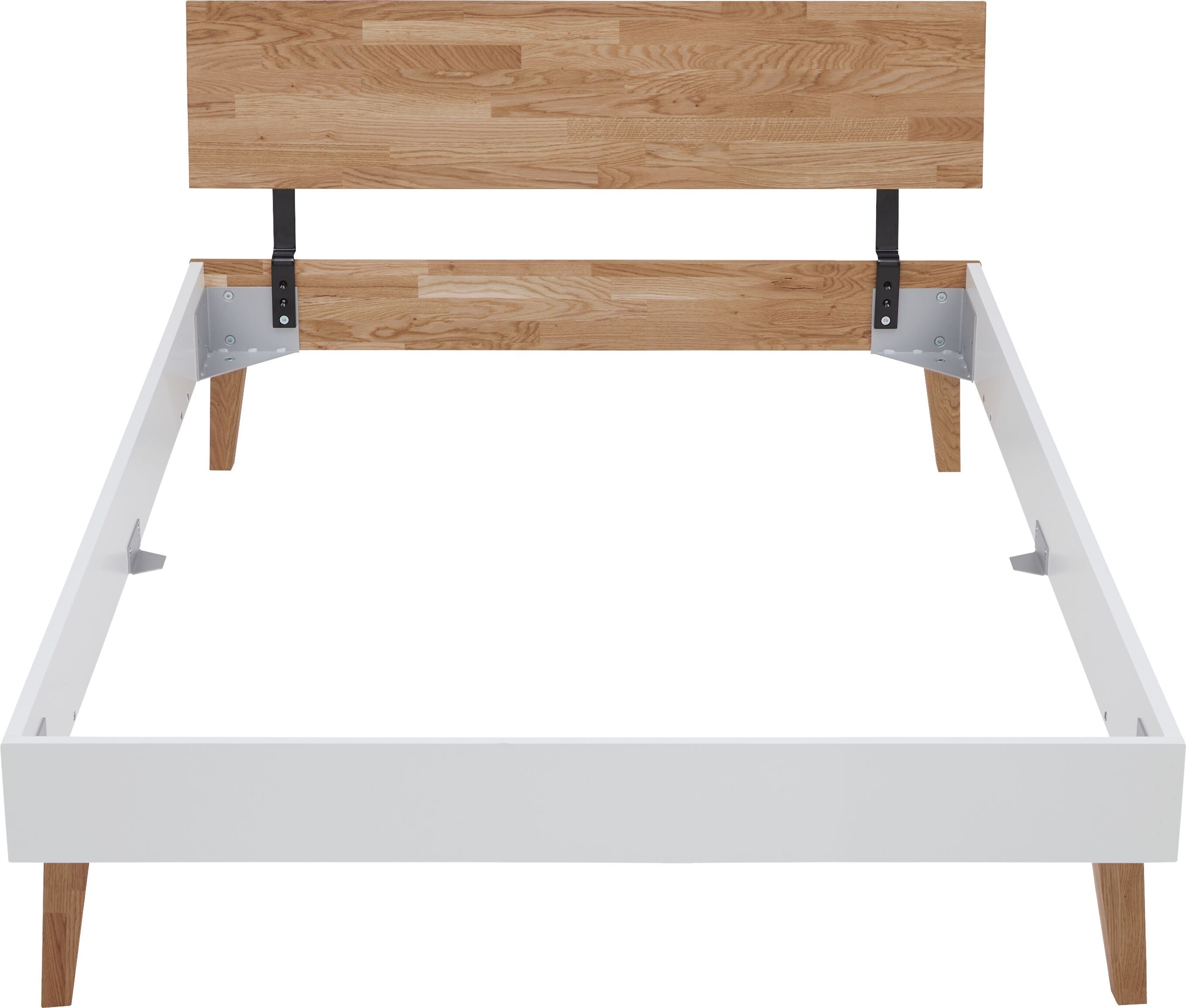 CARA Bett - Eiche / B: 120.0 cm x T: 200.0 cm
