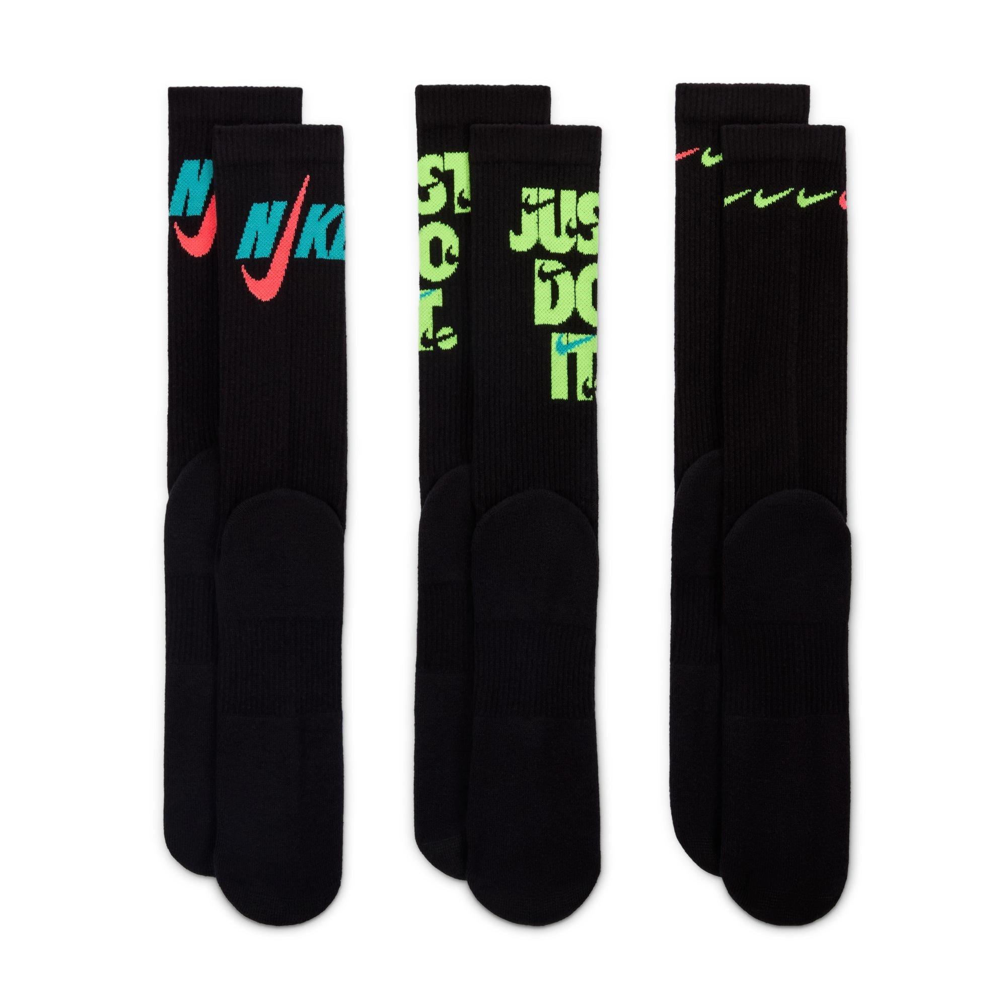 Nike Everyday Plus Cushioned Crew Socks (3 Pairs)