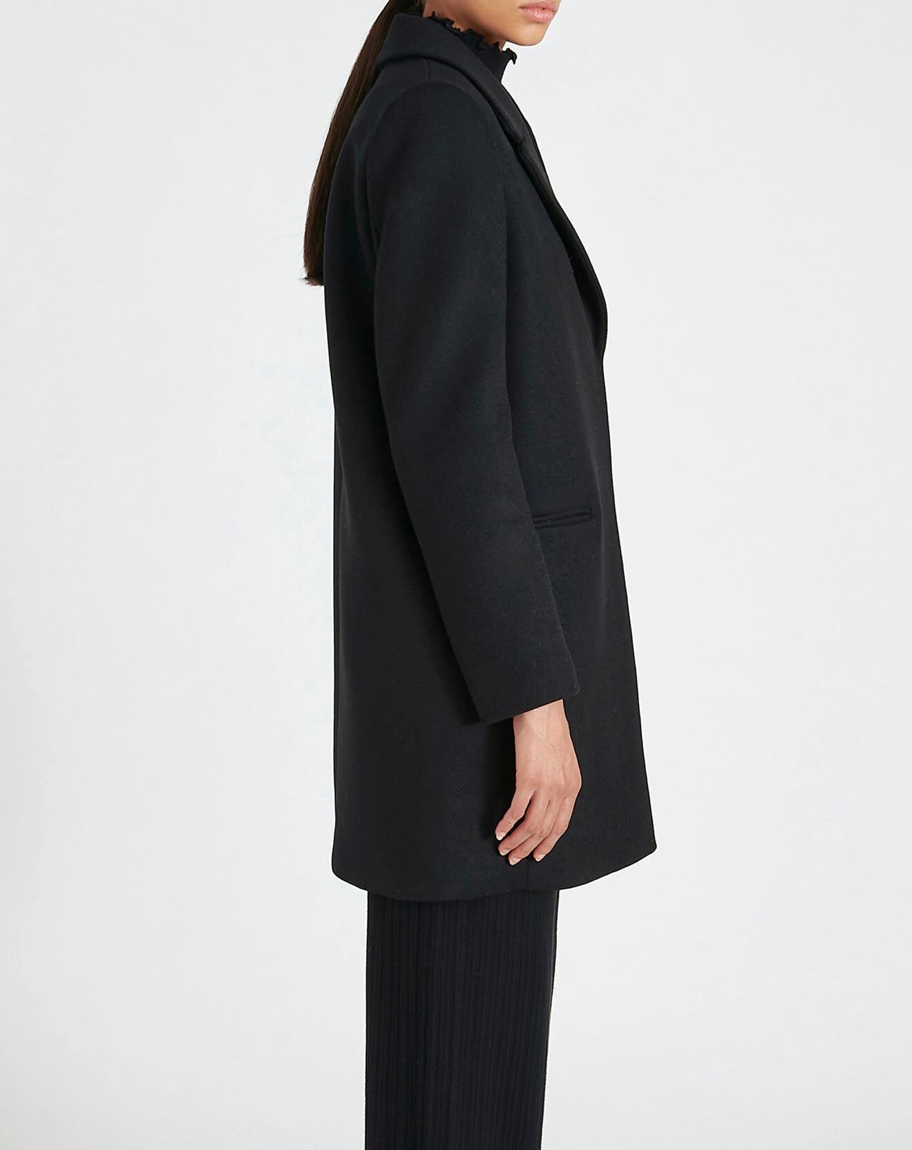 Zapa Manteau en Laine mélangée Maelys noir