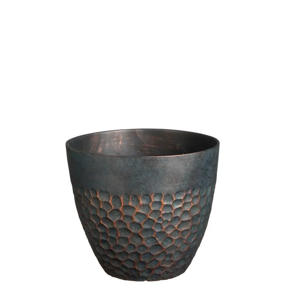 Mica Decorations Bravo Bloempot - H26 x Ø30,5 cm - Groen