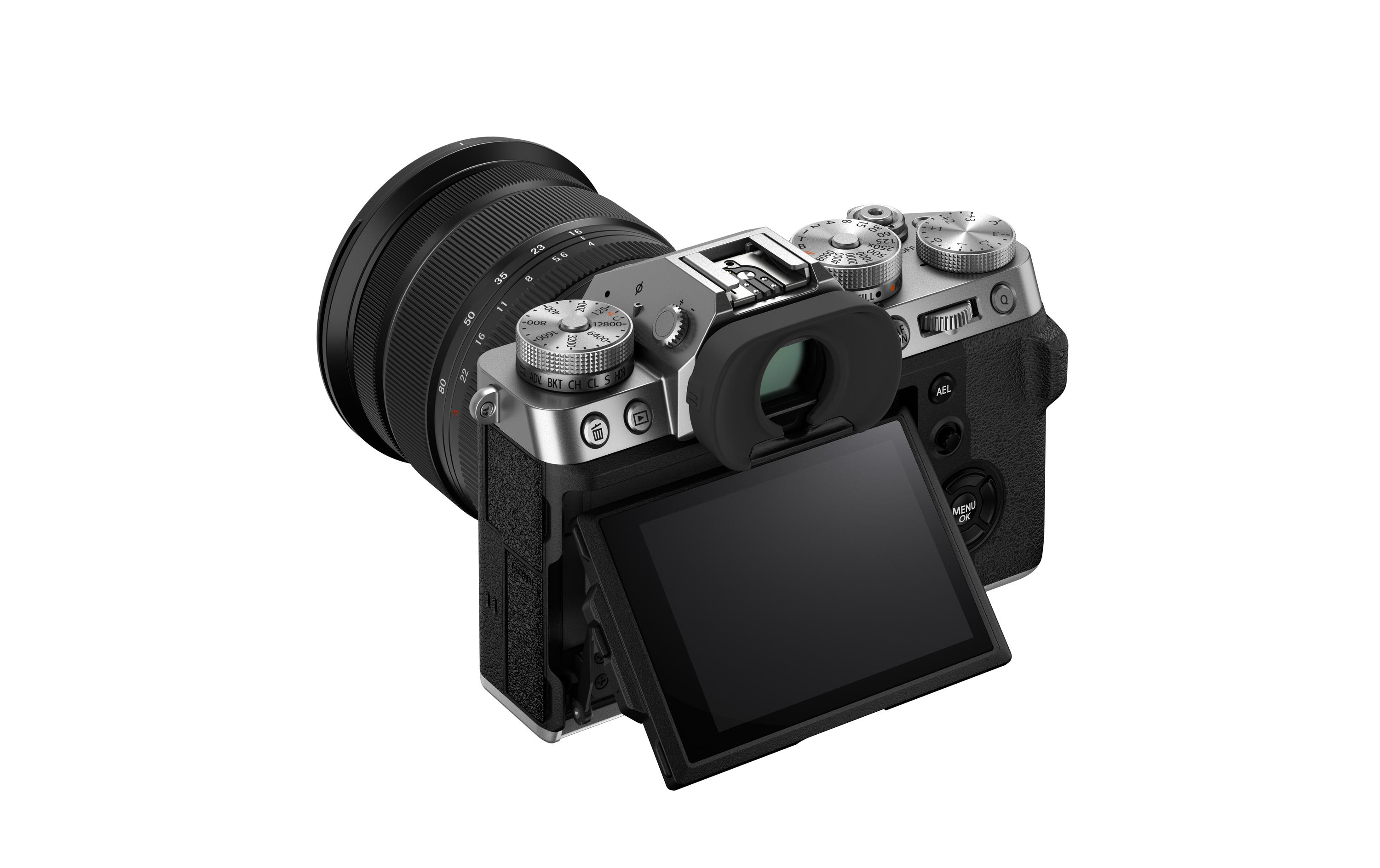 Fotokamera X-T5 Body Silber<br>Spiegellose Systemkamera mit 40.2 Megapixel-Sensor und integriertem Fünf-Achsen-Bildstabilisator