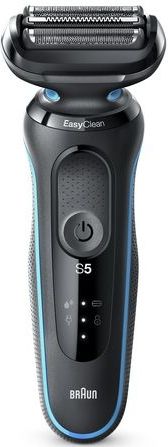 Braun - Series 5 50-M1000s - Elektrisch Scheerapparaat - Zwart/Blauw - Lithium-Ion Batterij
