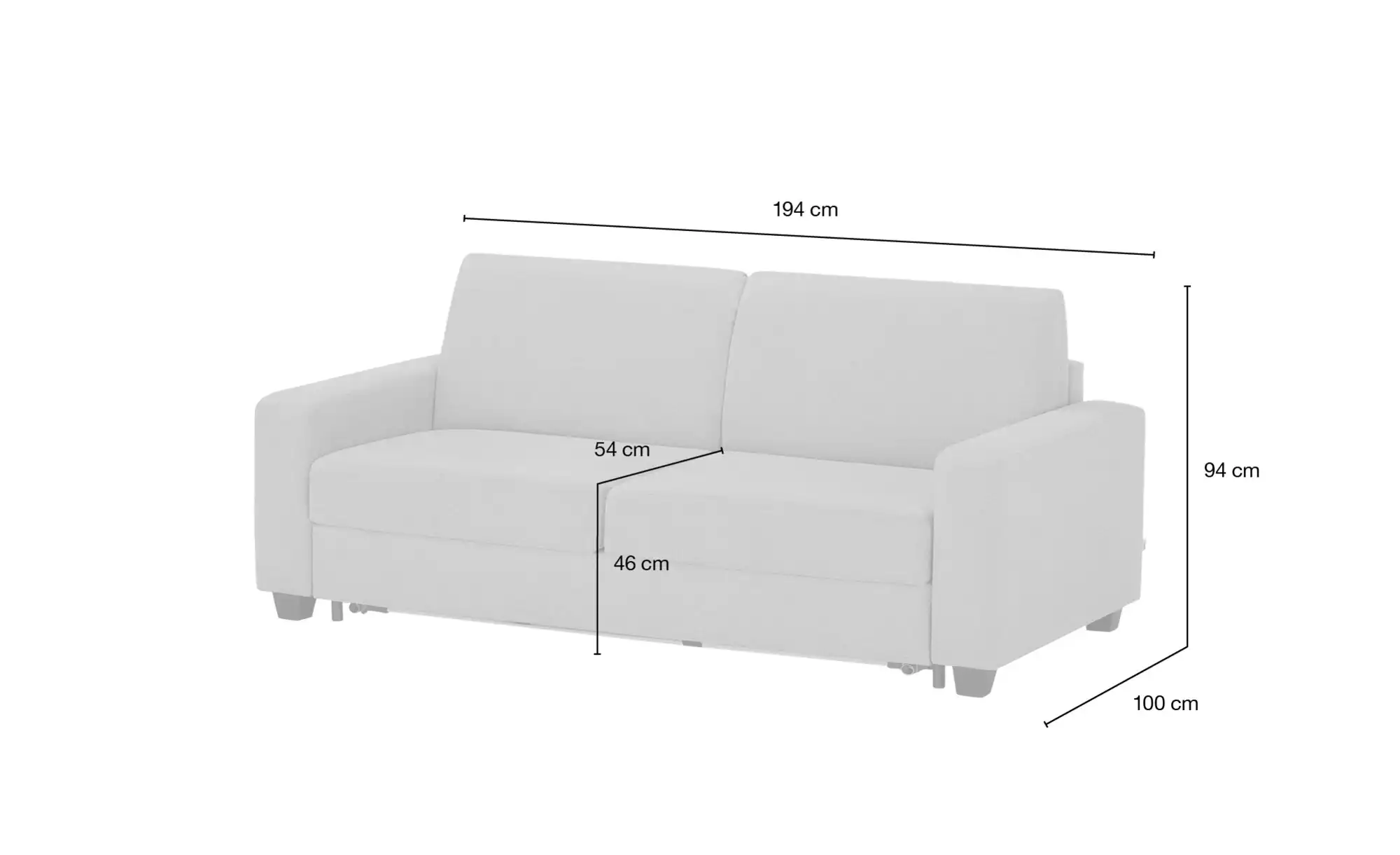 smart Schlafsofa Valencia
