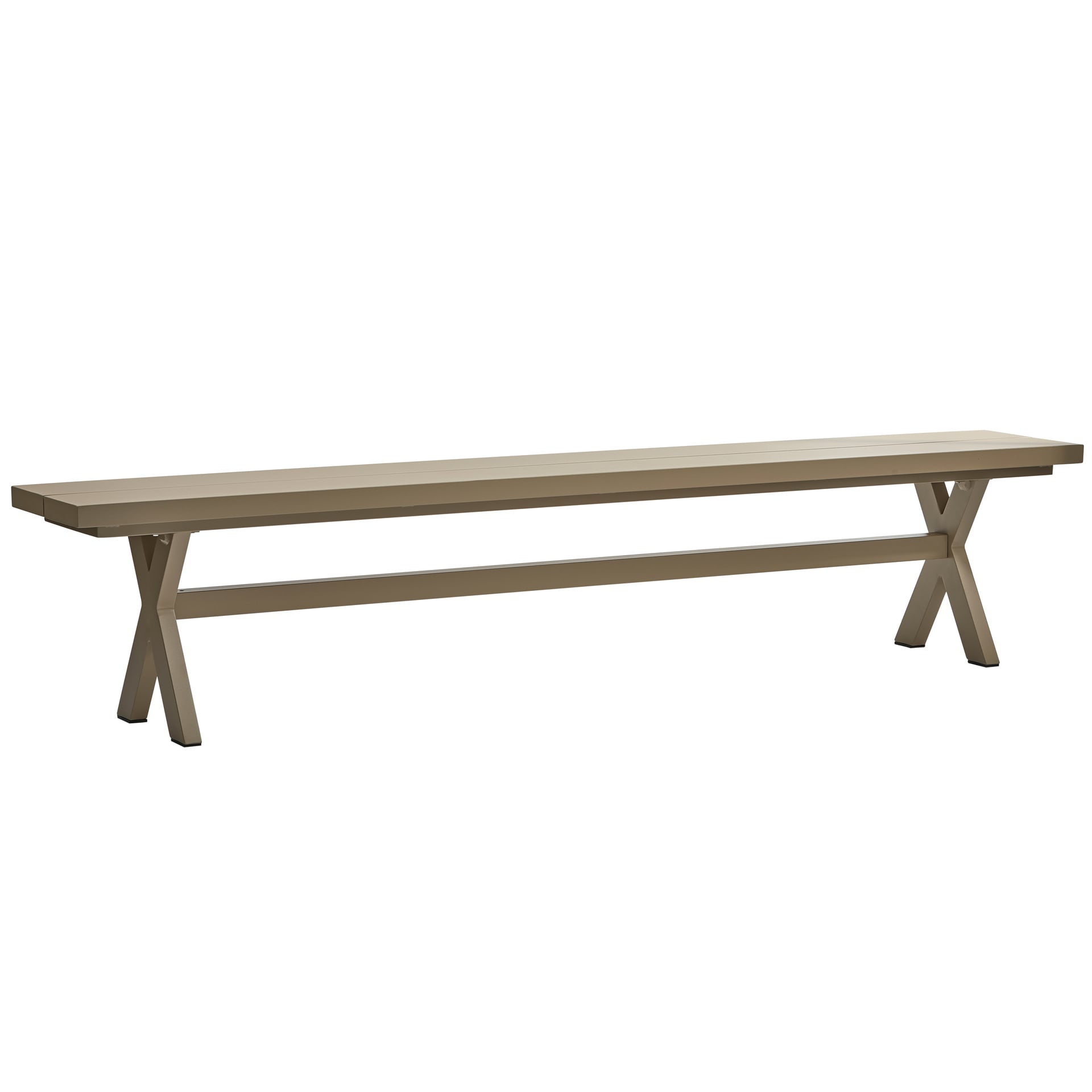 Gartenbank DELTA 220 cm sandgrün