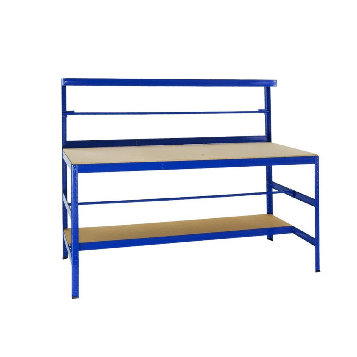 PROREGAL Tiger paktafel HxBxD 150 x 180 x 75 cm Draagvermogen 300 kg Blauw