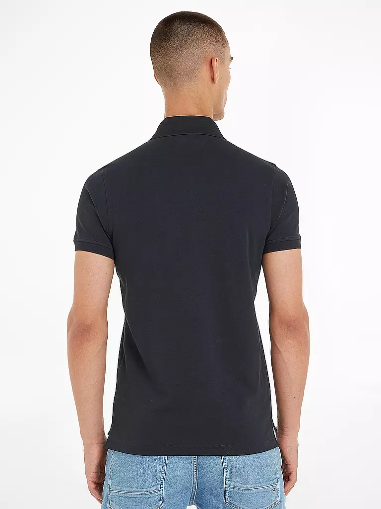 TOMMY HILFIGER Poloshirt Slim Fit blau