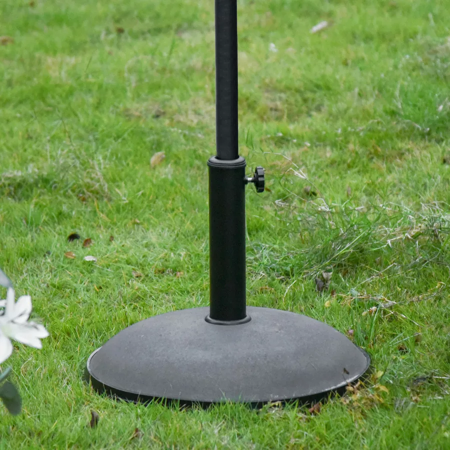 Outsunny Schirmständer für Sonnenschirme grau, schwarz