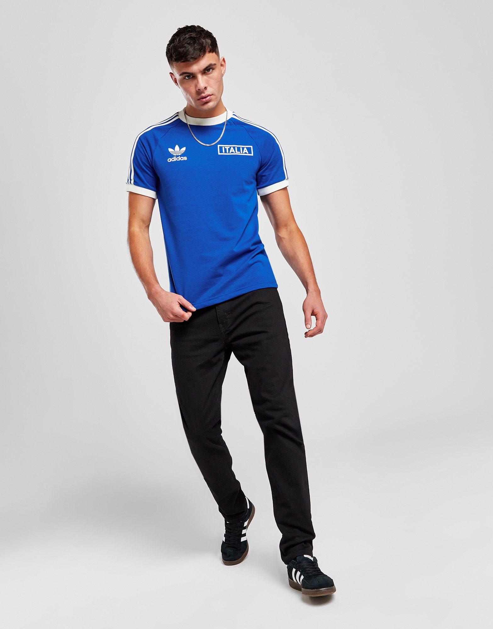 adidas T-shirt 3 bandes Italie Adicolor Classics