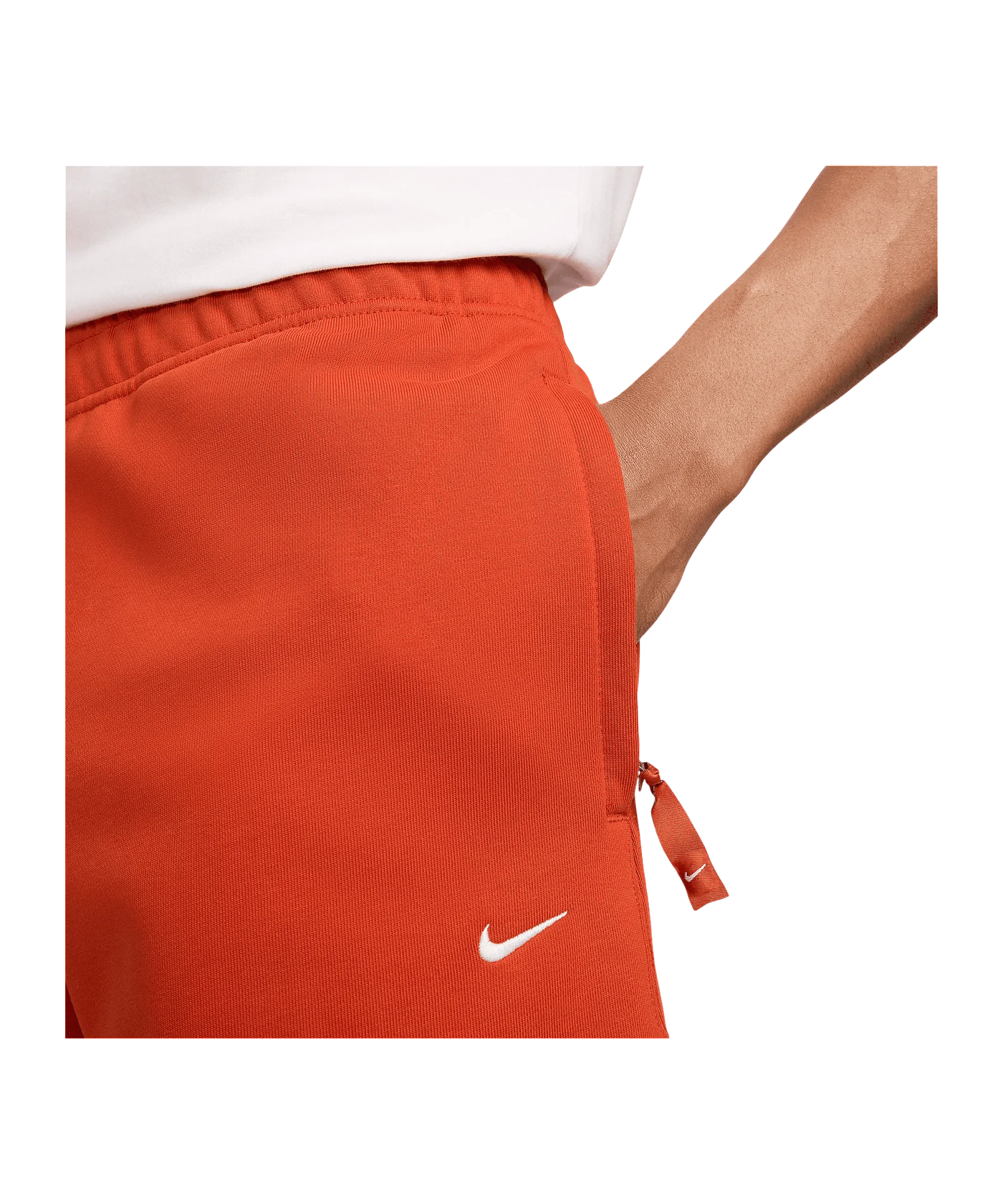 Nike Fleece Solo Swoosh Jogginghose Rot F626