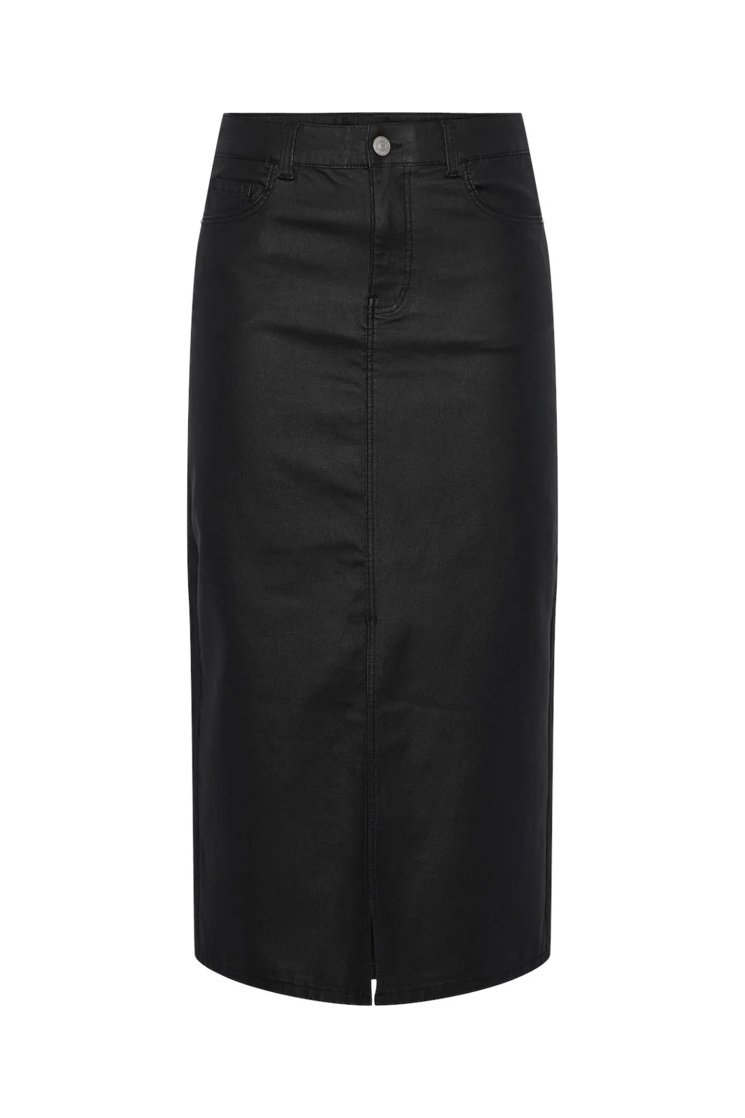 Pieces Pcparo Coated Long Skirt