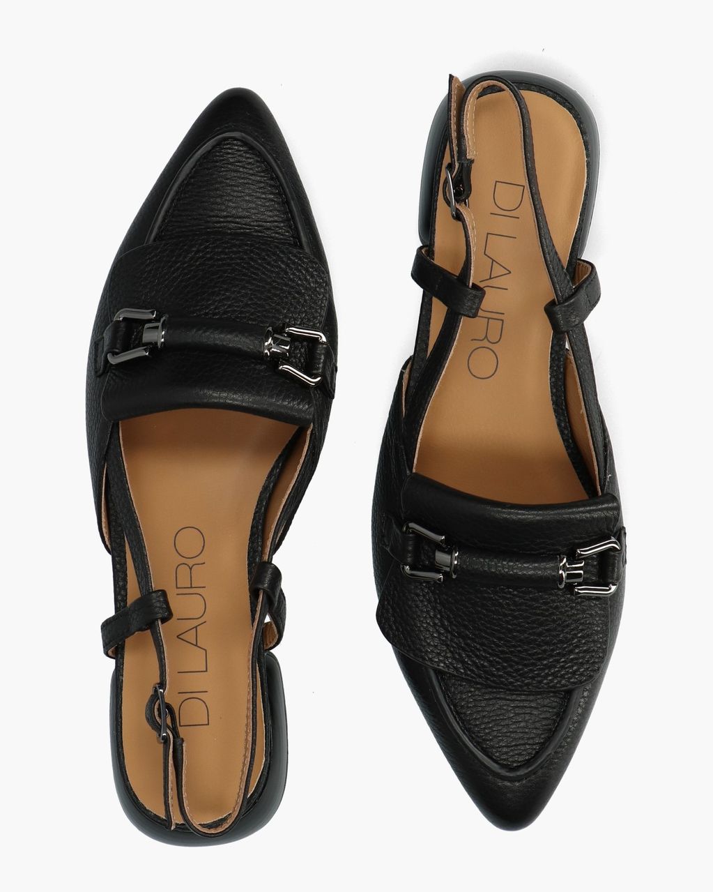 Di Lauro Walynn Zwart Dames Slingbackloafers