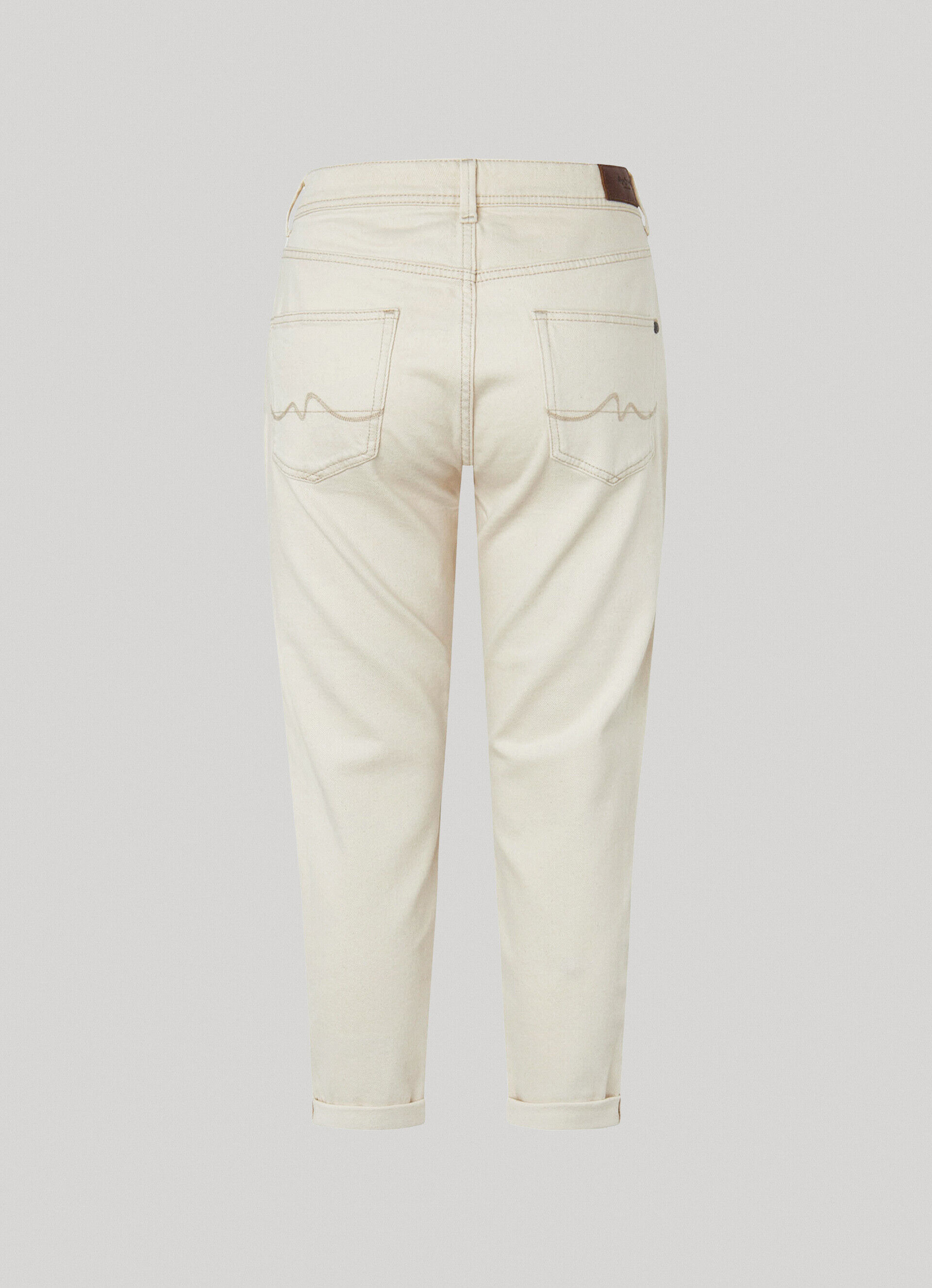 JEANS VIOLET FIT RELAXED TIRO ALTO - denim