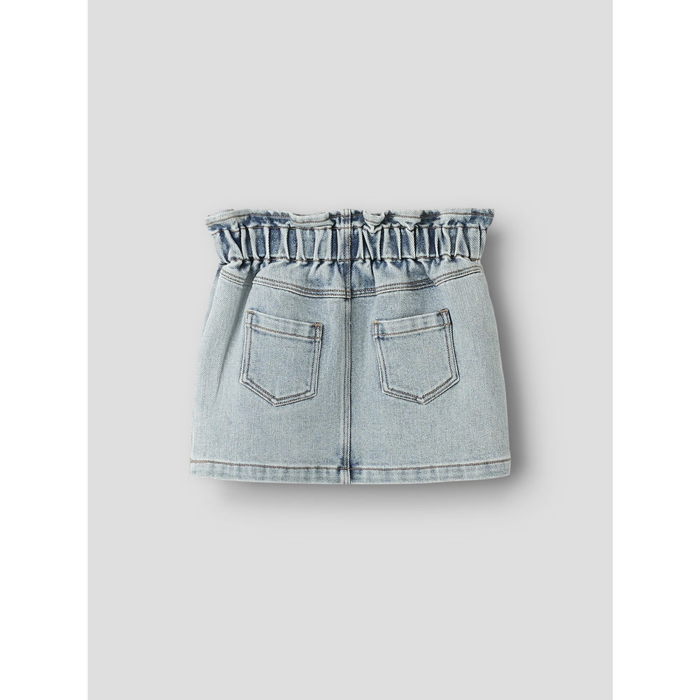 Køb Lil'Atelier Medium Blue Denim Flower Emb Nmfdarlee Doa Dnm Nederdel 4499-Se Lil