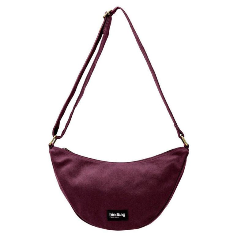 Sac banane Andréa 32 cm Prune