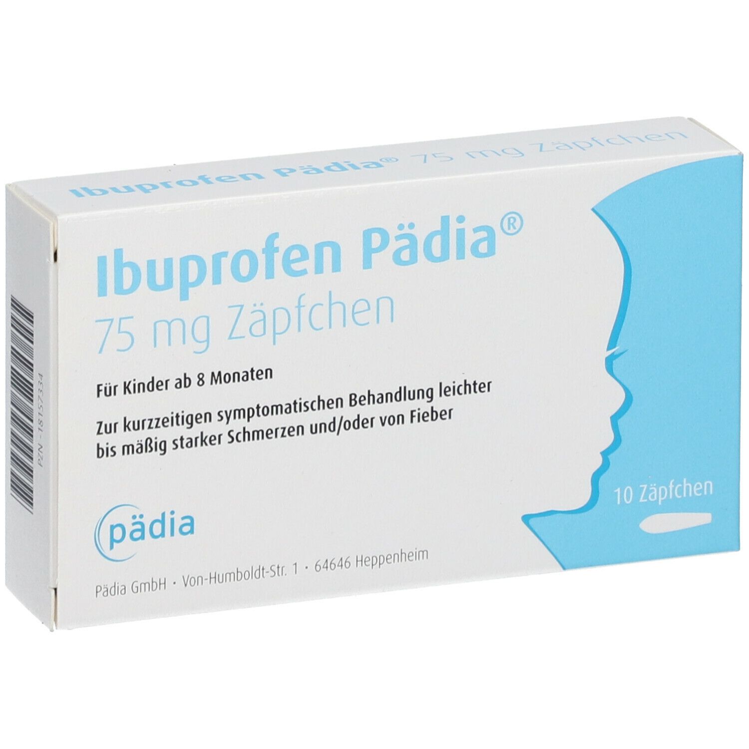 Ibuprofen Pädia® 75 mg Zäpfchen