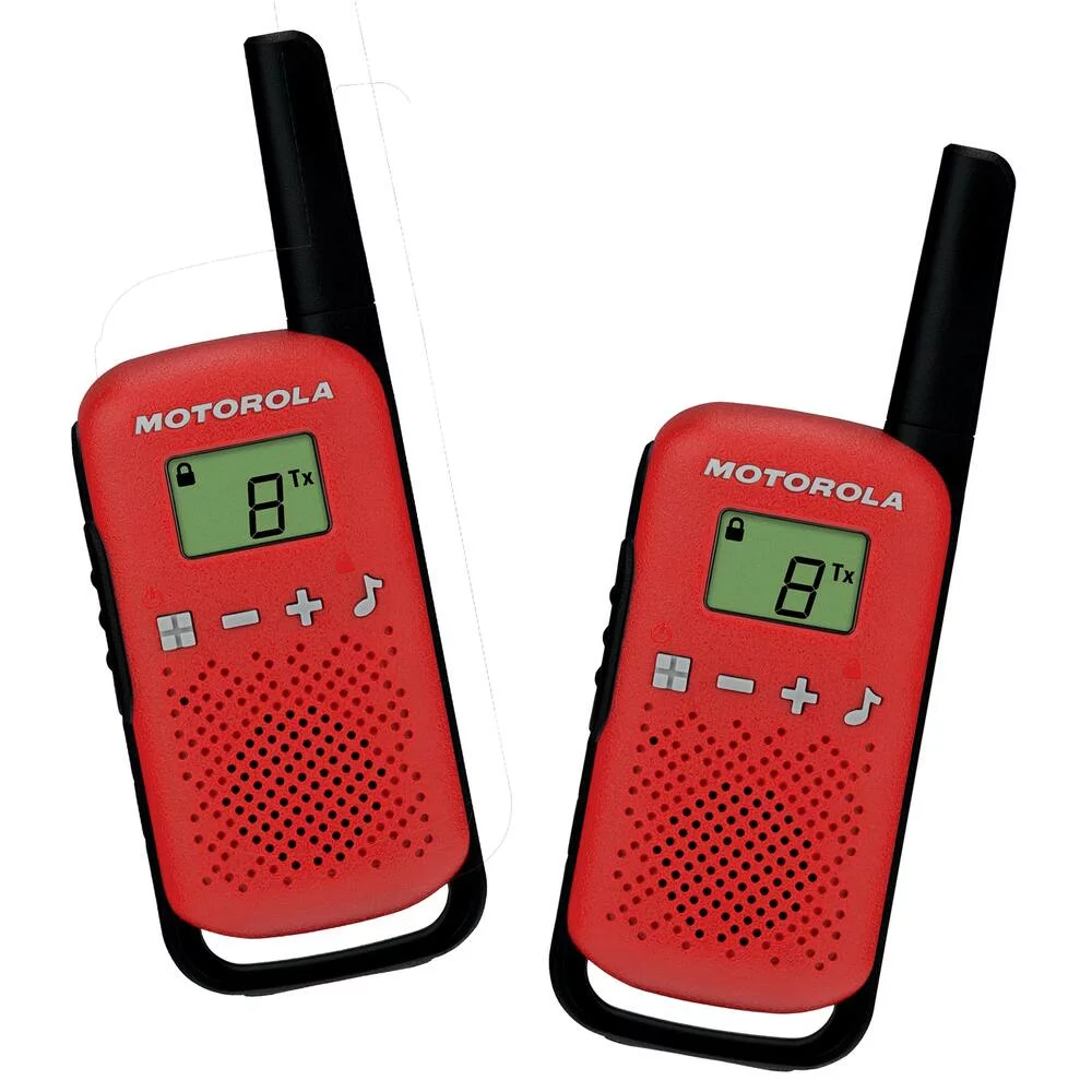 MOTOROLA - TALKIES WALKIES T42 ROUGE