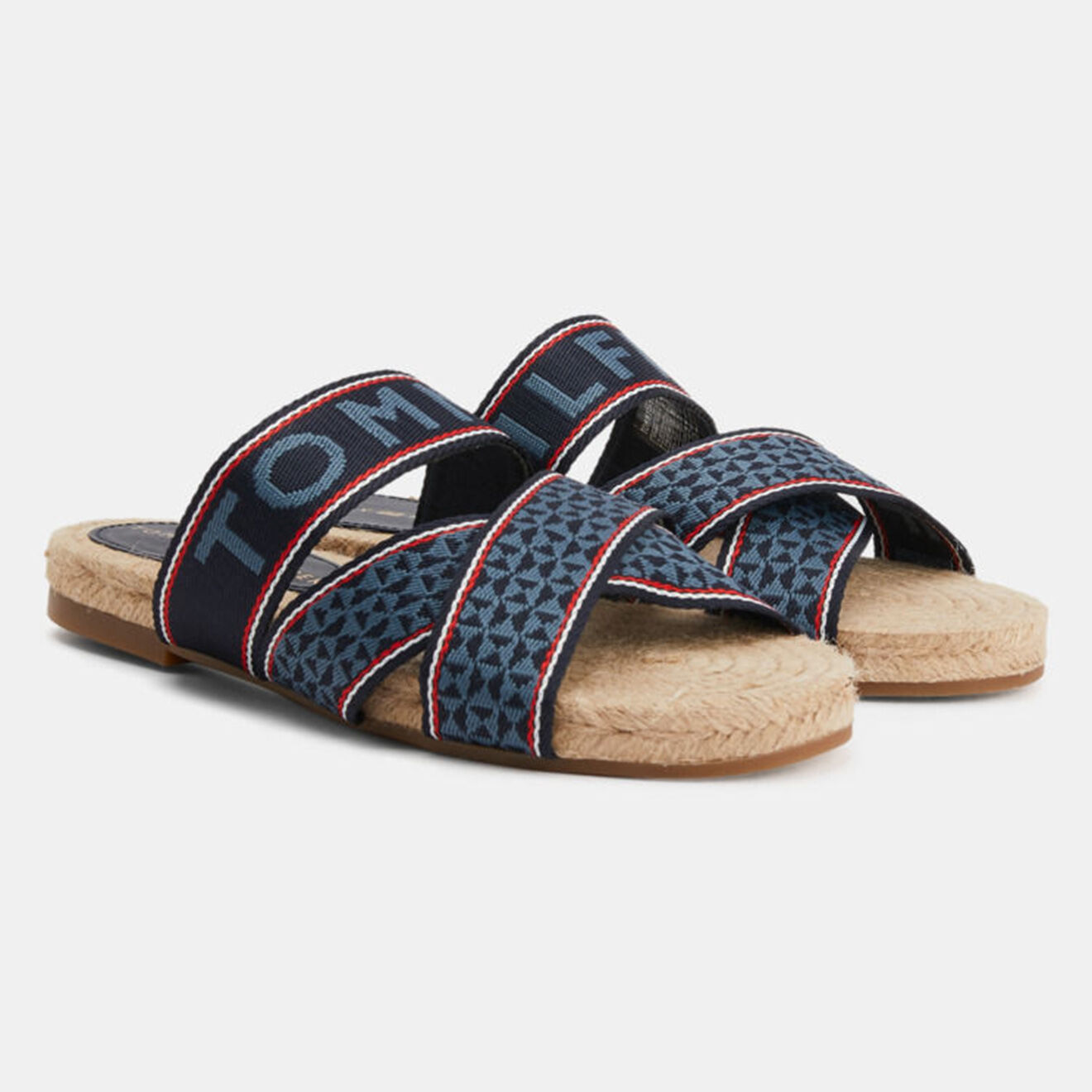 Tommy Hilfiger Mules Web bleu marine